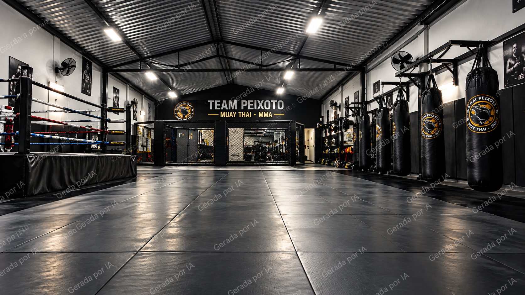 Estrutura da Team Peixoto — Muay Thai e MMA